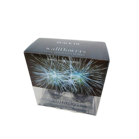 2 BLACK TIE Bath & Body Works Wallflower Refills 2 Pack Boxes - Picture 6 of 11